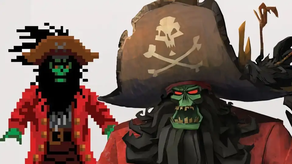 Capitano Pirata LeChuck, antagonista principale della saga di Monkey Island